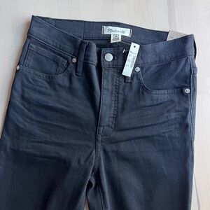 Madewell 9" Mid-Rise Skinny black jeans NWT